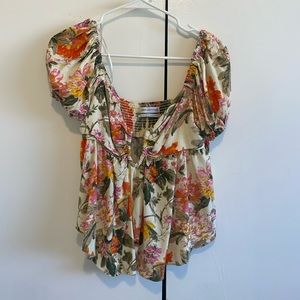 Urban Outfitters Flowy Cropped Top (Never Worn)
